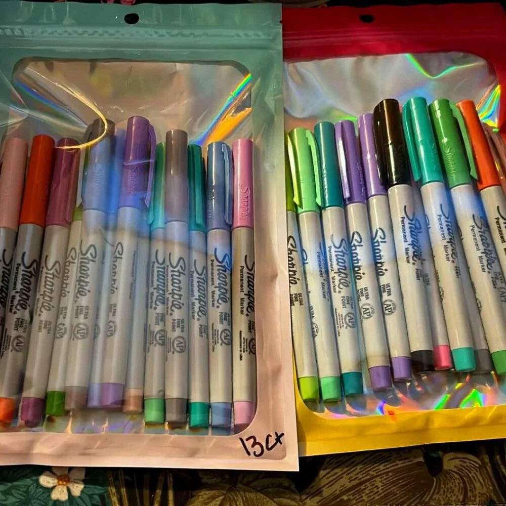 Sharpie Markers - Ultra Fine Point - 2 pouches available - 13CT